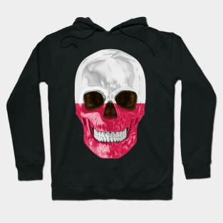 Poland Flag Skull - Gift for Polish With Roots From Poland Hoodie